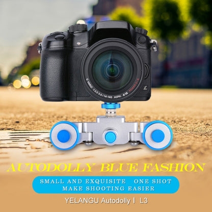 YELANGU L3 Camera Wheels Autodolly Electric Track Slider Car, โหลด: 6กก, Autodolly L3