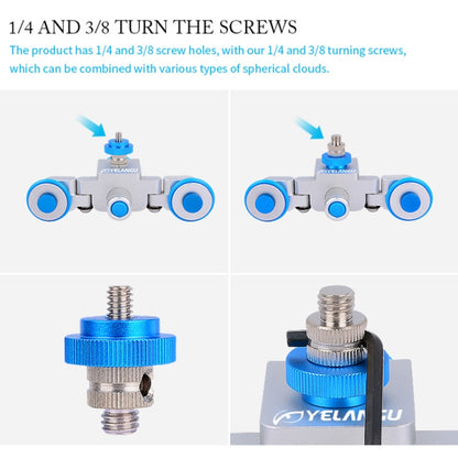 YELANGU L3 Camera Wheels Autodolly Electric Track Slider Car, โหลด: 6กก, Autodolly L3