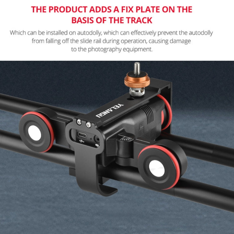 YELANGU L50E 60 ซม. Splicing กล้อง Slider Dolly Rail + L5i Dolly รถ