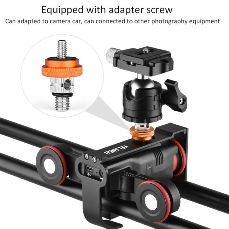 YELANGU L50E 60 ซม. Splicing กล้อง Slider Dolly Rail + L5i Dolly รถ