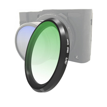 JSR ฟิลเตอร์เลนส์ไล่ระดับสีสำหรับ Panasonic LUMIX LX10, Gradient Smoke Filter, Gradient Orange Filter, Gradient Grey Filter, Gradient Green Filter, Gradient Purple Filter, Gradient Red Filter, Gradient Yellow Filter, Gradient Blue Filter