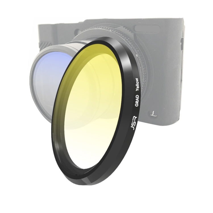 JSR ฟิลเตอร์เลนส์ไล่ระดับสีสำหรับ Panasonic LUMIX LX10, Gradient Smoke Filter, Gradient Orange Filter, Gradient Grey Filter, Gradient Green Filter, Gradient Purple Filter, Gradient Red Filter, Gradient Yellow Filter, Gradient Blue Filter