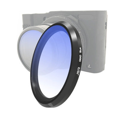 JSR ฟิลเตอร์เลนส์ไล่ระดับสีสำหรับ Panasonic LUMIX LX10, Gradient Smoke Filter, Gradient Orange Filter, Gradient Grey Filter, Gradient Green Filter, Gradient Purple Filter, Gradient Red Filter, Gradient Yellow Filter, Gradient Blue Filter
