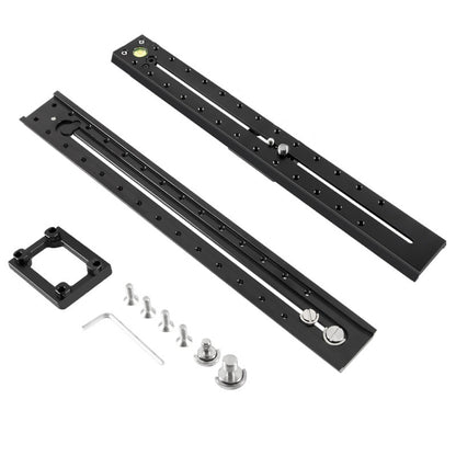 BEXIN VR-380L ความยาว 380 มม. อลูมิเนียมอัลลอยด์ Extended Quick Release Plate สำหรับ Manfrotto / Sachtler