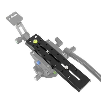 BEXIN VR-380L ความยาว 380 มม. อลูมิเนียมอัลลอยด์ Extended Quick Release Plate สำหรับ Manfrotto / Sachtler
