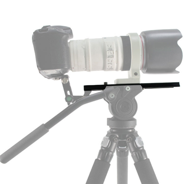 BEXIN VR-380L ความยาว 380 มม. อลูมิเนียมอัลลอยด์ Extended Quick Release Plate สำหรับ Manfrotto / Sachtler