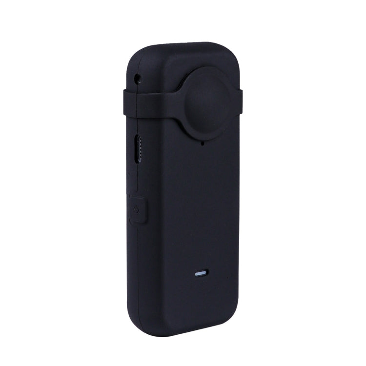 เคสซิลิโคนป้องกันฝุ่นแบบเต็มตัวพร้อมฝาปิดเลนส์สำหรับ Insta360 ONE X2, 2