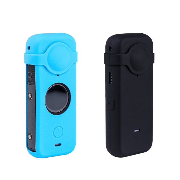 เคสซิลิโคนป้องกันฝุ่นแบบเต็มตัวพร้อมฝาปิดเลนส์สำหรับ Insta360 ONE X2, 2