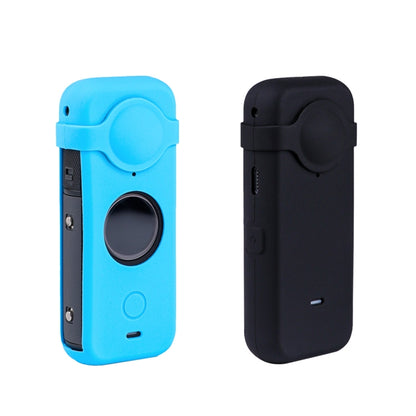เคสซิลิโคนป้องกันฝุ่นแบบเต็มตัวพร้อมฝาปิดเลนส์สำหรับ Insta360 ONE X2, 2