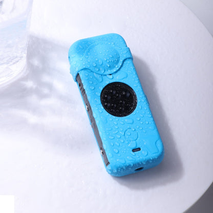 เคสซิลิโคนป้องกันฝุ่นแบบเต็มตัวพร้อมฝาปิดเลนส์สำหรับ Insta360 ONE X2, 2