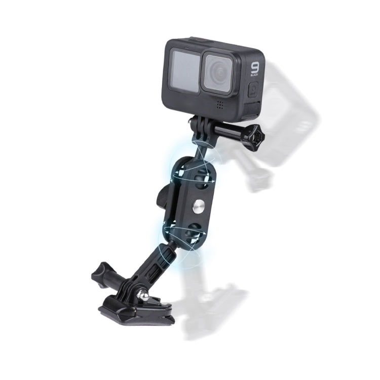 360 Pivot Magic Arm รถจักรยานยนต์ หมวกกันน็อค Mount Adapter Holder