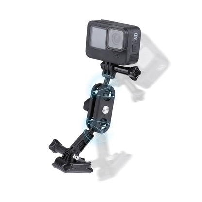 360 Pivot Magic Arm รถจักรยานยนต์ หมวกกันน็อค Mount Adapter Holder
