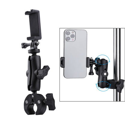 ที่วางฐานคีมหนีบแบบปรับได้หมุนได้ 360 รุ่นขยายพร้อมแคลมป์โทรศัพท์, Extended Version Plier Base Holder + Phone Clamp
