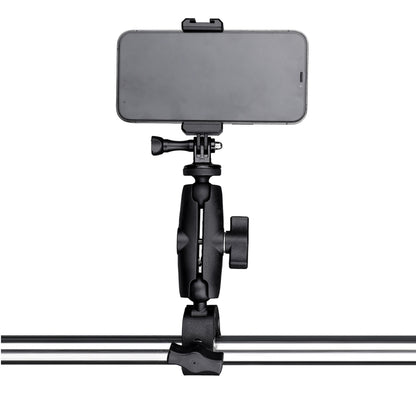 ที่วางฐานคีมหนีบแบบปรับได้หมุนได้ 360 รุ่นขยายพร้อมแคลมป์โทรศัพท์, Extended Version Plier Base Holder + Phone Clamp