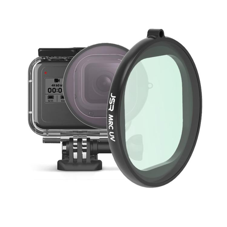 JSR Round Housing ฟิลเตอร์เลนส์ UV สำหรับ GoPro HERO8 Black, UV Lens
