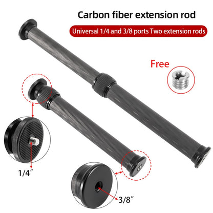 BEXIN P262C 235 มม.-396 มม.ขาตั้งกล้องเสาคาร์บอนไฟเบอร์คอลัมน์กลางขาตั้งกล้องExtender, P262C
