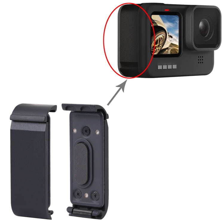 ฝาครอบด้านข้างโลหะดั้งเดิมสำหรับ GoPro Hero 11 / HERO10 Black / HERO9 Black / HERO10 Black, For GoPro Hero 11 / HERO10 Black / HERO9 Black / HERO10 Black