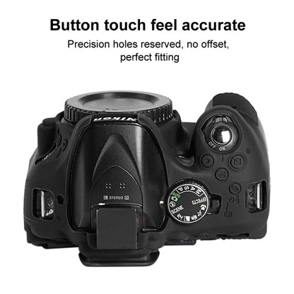 เคสซิลิโคนอ่อนนุ่มสำหรับ Nikon D5200, For Nikon D5200