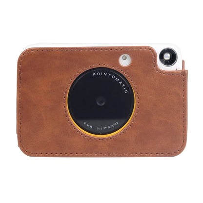 สำหรับ Kodak PRINTOMATIC Full Body กล้องหนัง PU พร้อมสายคล้อง, For Kodak PRINTOMATIC