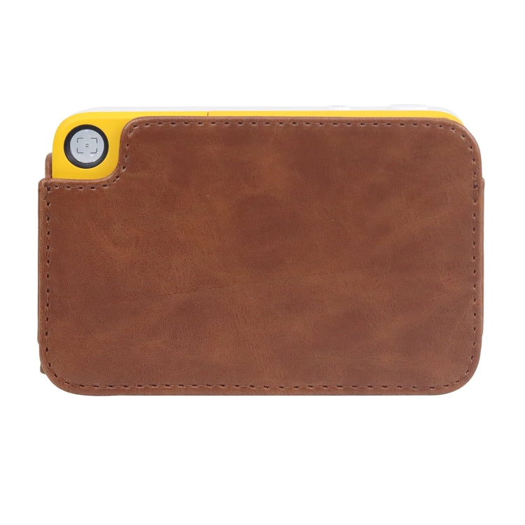 สำหรับ Kodak PRINTOMATIC Full Body กล้องหนัง PU พร้อมสายคล้อง, For Kodak PRINTOMATIC