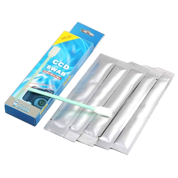 6 ชิ้นทำความสะอาดไม้กวาดทำความสะอาดสำหรับกล้อง CCD, Cleaning Swab Stick