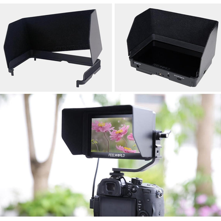 FEELWORLD F5 Pro V4 6 นิ้วหน้าจอสัมผัสกล้อง DSLR Field Monitor 3D LUT 4K อินพุต HDMI เอาต์พุตแขนเอียง, F5 Pro V4