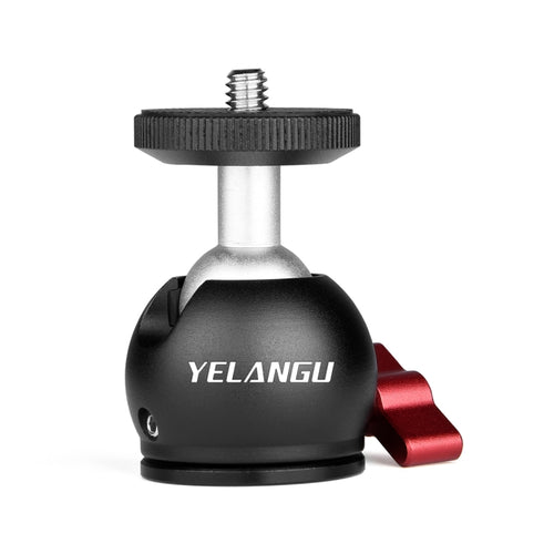 YELANGU 360 องศา Panoramic Metal ขาตั้ง หัวบอลอะแดปเตอร์สำหรับ Dolly Car, Ball Head Adapter