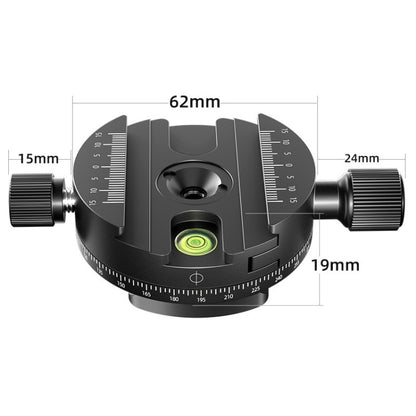 BEXIN QJ-08 Panoramic Rotary Quick Release Clamp Base ขาตั้งกล้อง, QJ-08