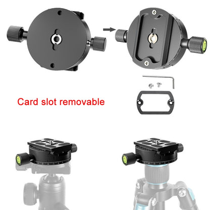 BEXIN QJ-08 Panoramic Rotary Quick Release Clamp Base ขาตั้งกล้อง, QJ-08