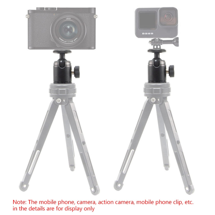 BEXIN K18A หัวบอลโลหะแบบพาโนรามาหมุนได้ 360 องศาขนาดเล็ก, K18A