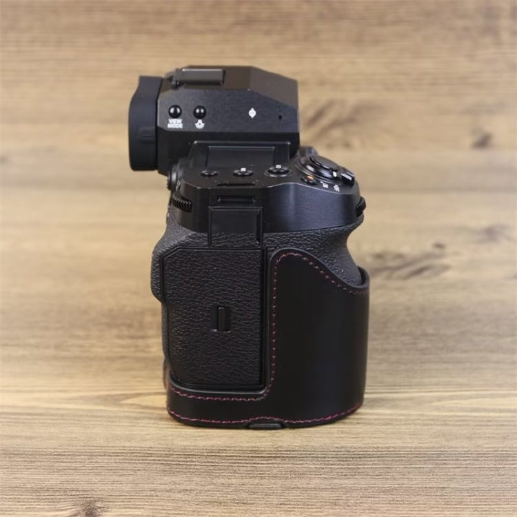 สำหรับ Fujifilm XH2S 1/4 นิ้วกล้องหนัง PU ฐานครึ่งกรณี, For Fujifilm XH2S