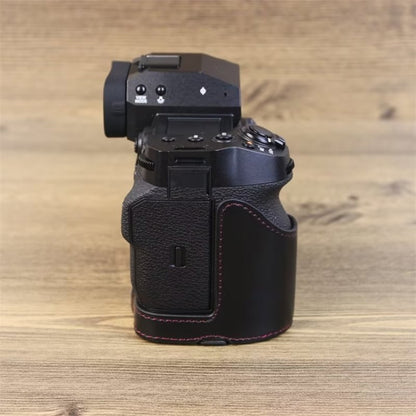 สำหรับ Fujifilm XH2S 1/4 นิ้วกล้องหนัง PU ฐานครึ่งกรณี, For Fujifilm XH2S