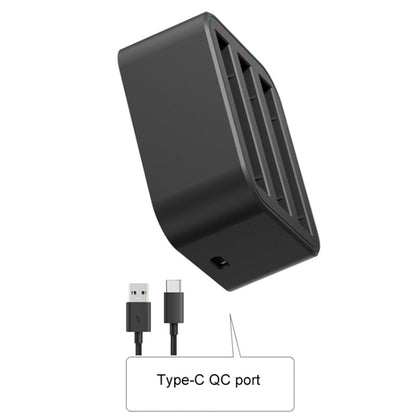 สำหรับ Insta360 X3/One X2 Tri-Slot แบตเตอรี่ Fast Charger, For Insta360 X3 / One X2 Tri-Slot Batteries