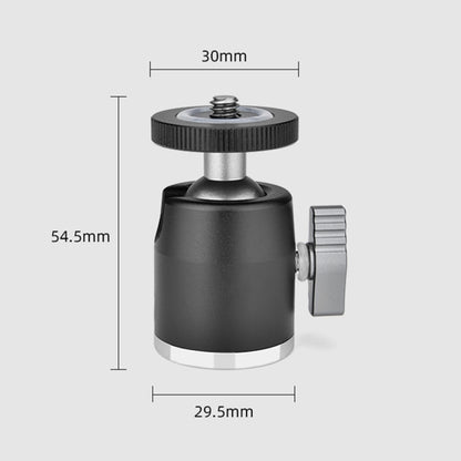 YELANGU LW-A01 Panoramic Metal ขาตั้ง หัวบอลอะแดปเตอร์, LW-A01