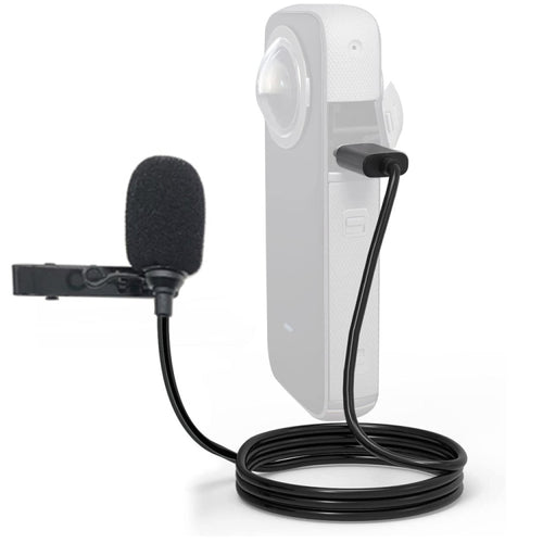 สำหรับ Insta360 ONE X2 Lavalier Clip Type-C ไมโครโฟนบันทึก, For Insta360 ONE X2