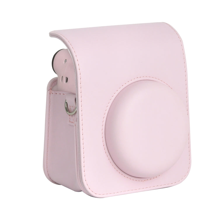 สำหรับ FUJIFILM instax mini 12 Full Body เคสหนังกระเป๋ากล้องพร้อมสายคล้อง