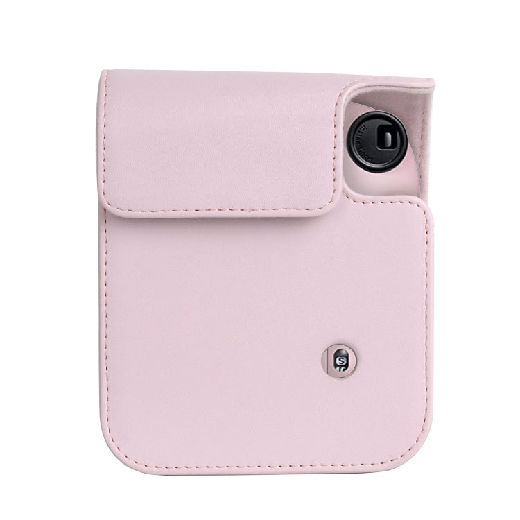 สำหรับ FUJIFILM instax mini 12 Full Body เคสหนังกระเป๋ากล้องพร้อมสายคล้อง