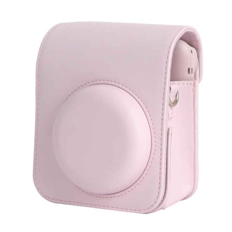 สำหรับ FUJIFILM instax mini 12 Full Body เคสหนังกระเป๋ากล้องพร้อมสายคล้อง