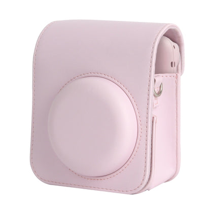 สำหรับ FUJIFILM instax mini 12 Full Body เคสหนังกระเป๋ากล้องพร้อมสายคล้อง