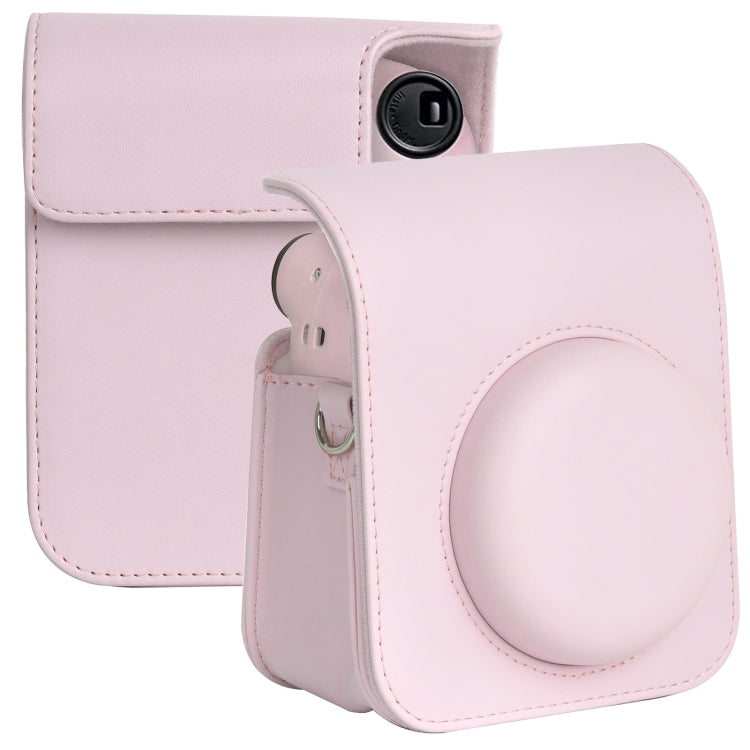 สำหรับ FUJIFILM instax mini 12 Full Body เคสหนังกระเป๋ากล้องพร้อมสายคล้อง
