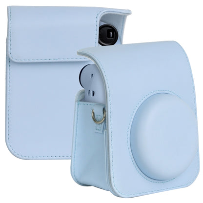 สำหรับ FUJIFILM instax mini 12 Full Body เคสหนังกระเป๋ากล้องพร้อมสายคล้อง