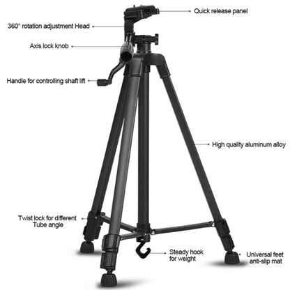 3366 คุณภาพ 1.7 ม. โทรศัพท์แบบพกพา Live Selfie ขาตั้งกล้อง DV SLR กล้อง Stand, 3366 Quality 1.7m