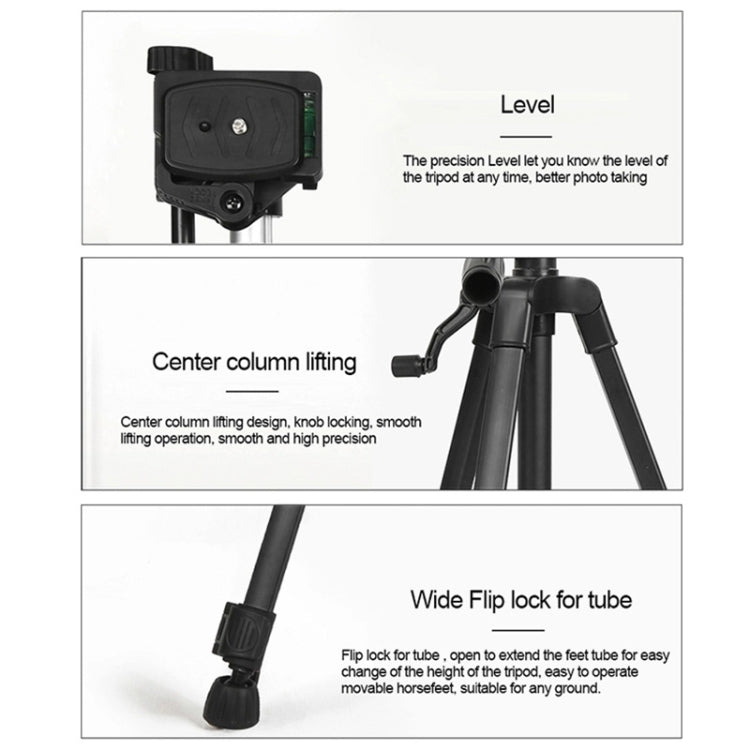 3366 คุณภาพ 1.7 ม. โทรศัพท์แบบพกพา Live Selfie ขาตั้งกล้อง DV SLR กล้อง Stand, 3366 Quality 1.7m