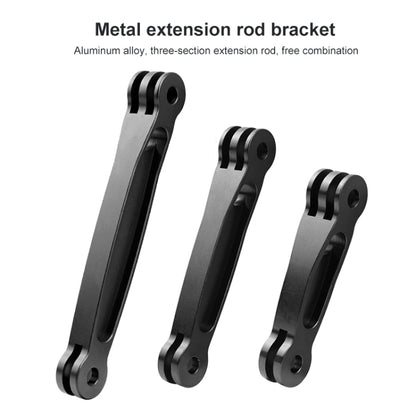 3 in 1 Joint อลูมิเนียมส่วนขยายแขน Grip Extenter สำหรับ GoPro Hero11 สีดำ / HERO10 สีดำ / HERO9 สีดำ /HERO8 / HERO7 / 6/5/5 เซสชัน / 4 เซสชัน / 4 /3+ /3/2/1, Insta360 ONE R, DJIOsmo Action และกล้องแอคชั่นอื่นๆ, 3 in 1