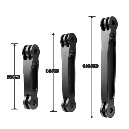 Joint อลูมิเนียมส่วนต่อขยายแขน Grip Extenter สำหรับ GoPro Hero11 สีดำ / HERO10 สีดำ / HERO9 สีดำ /HERO8 / HERO7 / 6/5/5 เซสชัน / 4 เซสชัน / 4/3+ / 3/2/1, Insta360 ONE R, DJI Osmo Action และกล้องแอคชั่นอื่นๆ ความยาว: 6.8 ซม, 6.8cm