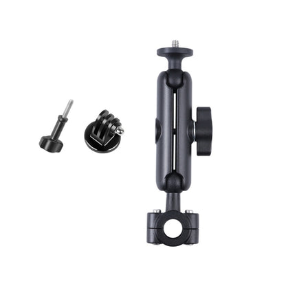 21 มม.Ballhead รถที่นั่งด้านหน้าHandlebar FIXED Mount Holderพร้อมอะแดปเตอร์ขาตั้งกล้องและสกรูสำหรับGoPro Hero11 สีดำ / HERO10 สีดำ /9 สีดำ /8 สีดำ /7 /6 /5 /5 เซสชัน /4 เซสชัน /4 /3+ /3 /2 /1, DJI Osmo Action และกล้องแอคชั่นอื่นๆ, 21mm 16.3cm