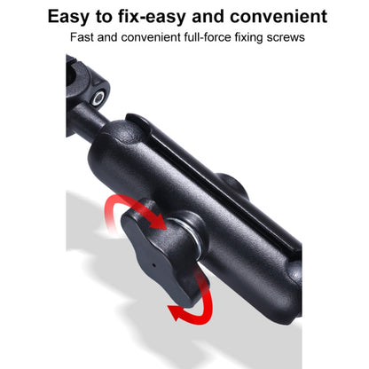 21 มม.Ballhead รถที่นั่งด้านหน้าHandlebar FIXED Mount Holderพร้อมอะแดปเตอร์ขาตั้งกล้องและสกรูสำหรับGoPro Hero11 สีดำ / HERO10 สีดำ /9 สีดำ /8 สีดำ /7 /6 /5 /5 เซสชัน /4 เซสชัน /4 /3+ /3 /2 /1, DJI Osmo Action และกล้องแอคชั่นอื่นๆ, 21mm 16.3cm