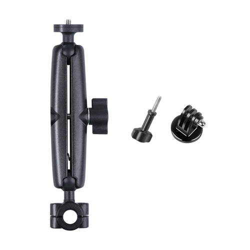 25 มม.Ballhead รถที่นั่งด้านหน้าHandlebar FIXED Mount Holderพร้อมอะแดปเตอร์ขาตั้งกล้องและสกรูสำหรับGoPro Hero11 สีดำ / HERO10 สีดำ /9 สีดำ /8 สีดำ /7 /6 /5 /5 เซสชัน /4 เซสชัน /4 /3+ /3 /2 /1, DJI Osmo Action และกล้องแอคชั่นอื่นๆ, 25mm 22cm