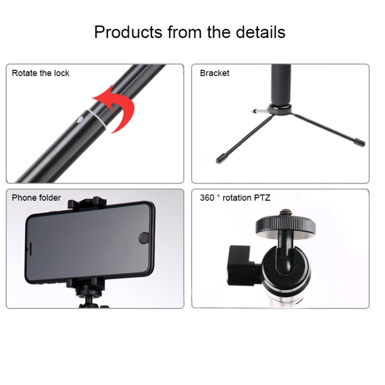 ด้ามจับ 30-93 ซม. ที่วางขาตั้งกล้องแบบพับได้อเนกประสงค์ไม้เซลฟี่ Monopod สำหรับ GoPro Hero11 Black / HERO10 Black / HERO9 Black / HERO8 / HERO7 / 6/5/5 เซสชัน / 4 เซสชัน / 4/3+ / 3/2/1, Insta360ONE R, DJI Osmo Action และกล้องแอคชั่นอื่นๆ, โทรศัพท์     ...