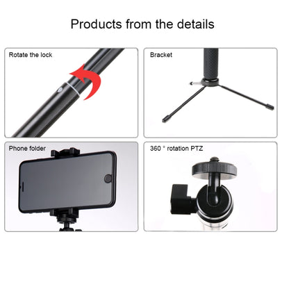 ด้ามจับ 30-93 ซม. ที่วางขาตั้งกล้องแบบพับได้อเนกประสงค์ไม้เซลฟี่ Monopod สำหรับ GoPro Hero11 Black / HERO10 Black / HERO9 Black / HERO8 / HERO7 / 6/5/5 เซสชัน / 4 เซสชัน / 4/3+ / 3/2/1, Insta360ONE R, DJI Osmo Action และกล้องแอคชั่นอื่นๆ, โทรศัพท์     ...
